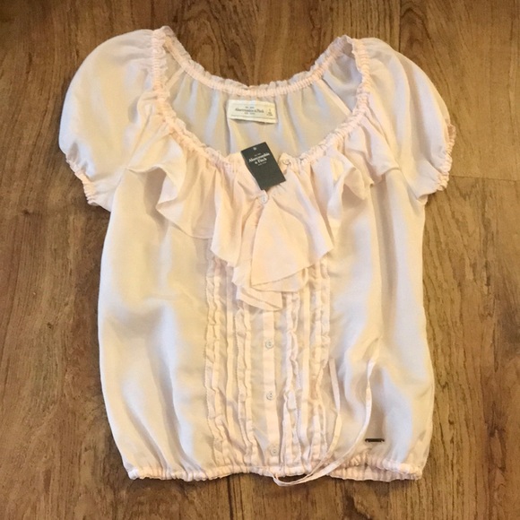 Abercrombie & Fitch Tops - Light pink Silk top Abercrombie